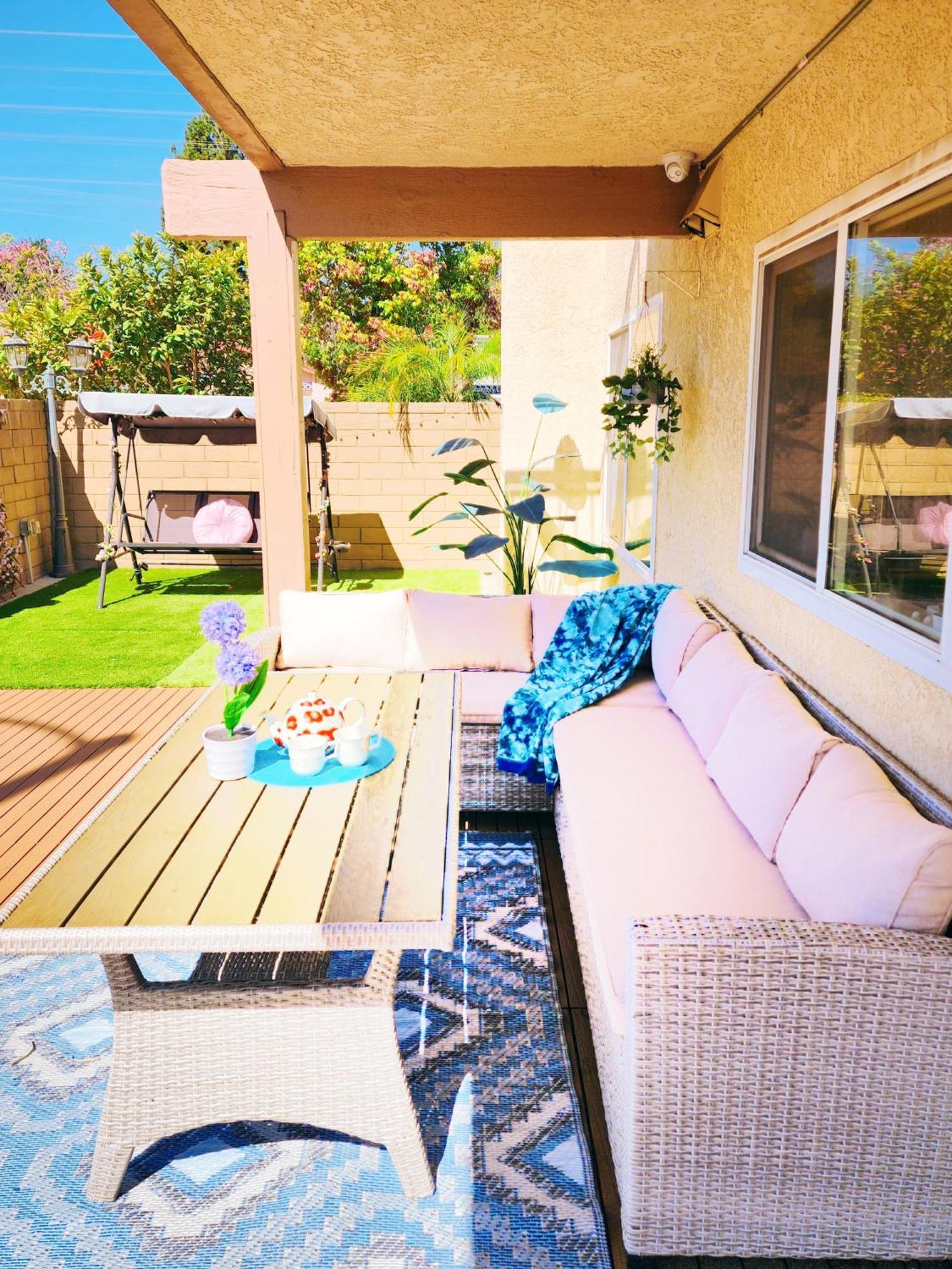 La Sunny House Beautiful Yard 7 Rooms 4 Bathrooms Near Disneyland & Hollywood & Downtown Хасиенда-Хайтс Экстерьер фото